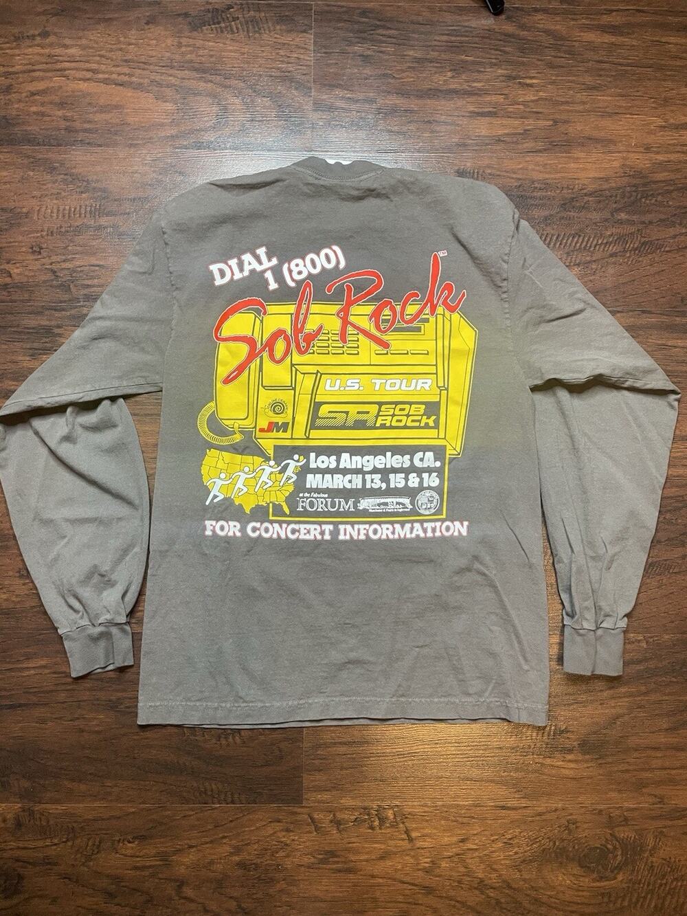 John Mayer Tour T Shirt Online Ceramics Mens M Rock L.A. Fax Long Sleeve Graphic
